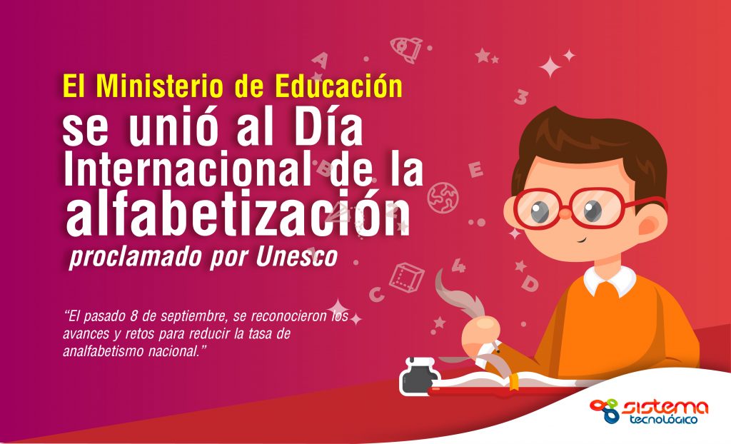 El Ministerio de Educación se unió al Día Internacional de la Alfabetización proclamado por Unesco