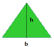 Área de un  triángulo  